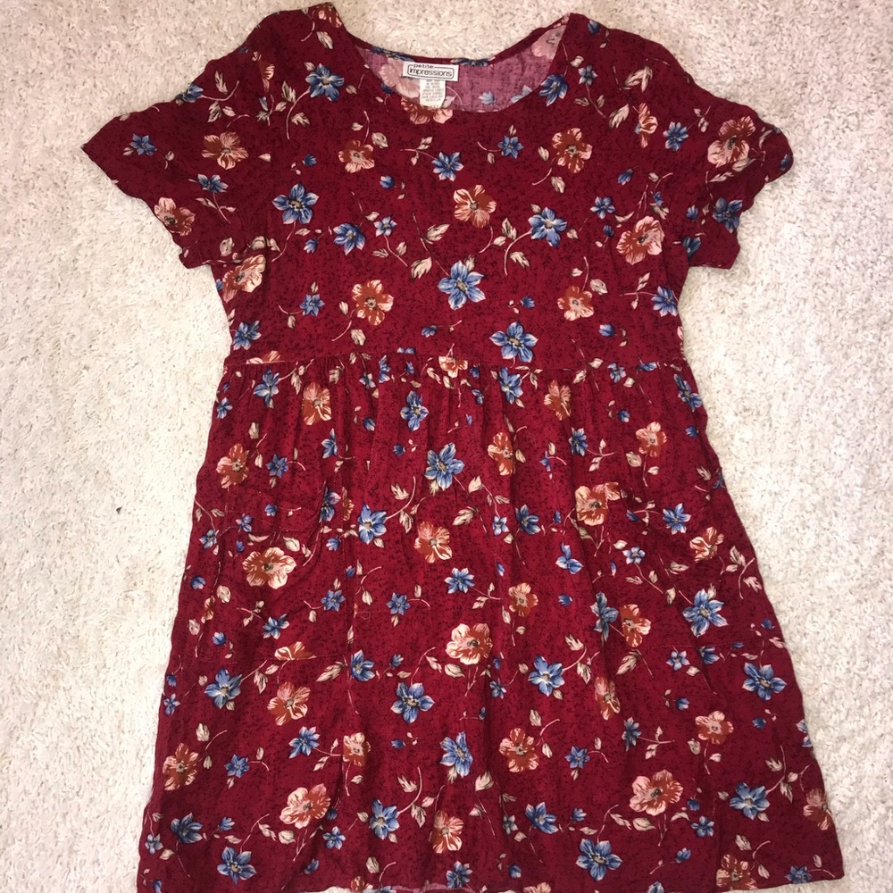 Floral printed dress